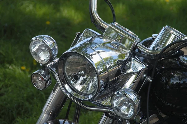 Vintage Motorcykel Vägen — Stockfoto