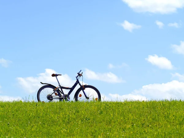 Fietsen Het Groen — Stockfoto