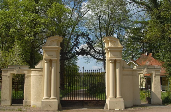 Entrada Parque Pforte Jenisch Hamburg —  Fotos de Stock