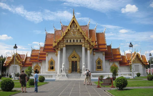 Marmeren Tempel Bangkok — Stockfoto