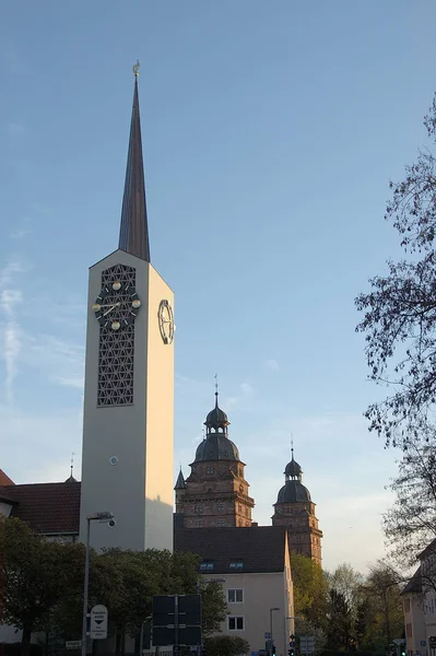 Kościół Agaty Aschaffenburgu — Zdjęcie stockowe