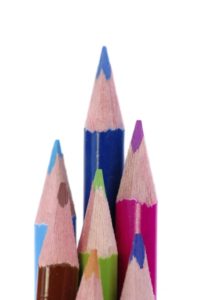 Colorful Pencils Art Craft Equipment — Stock Photo, Image