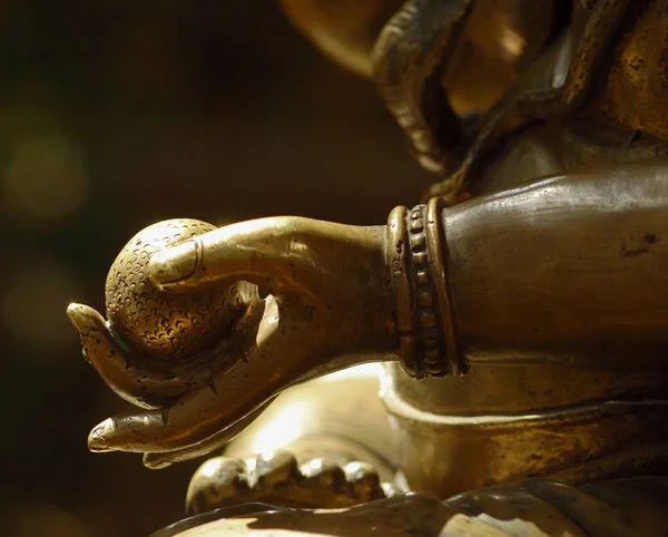 Statua Buddha Oro Thailandia — Foto Stock