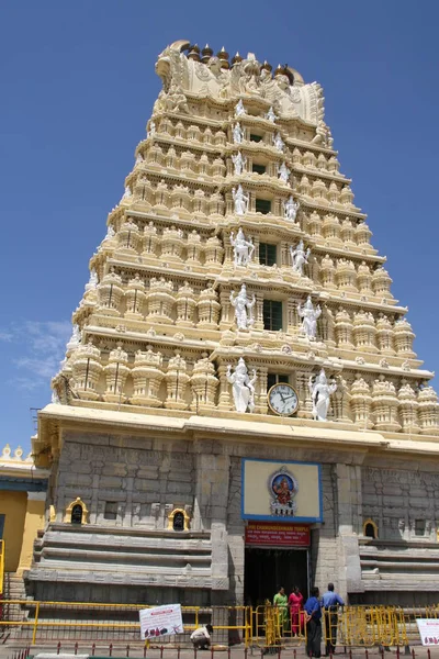 Tempio Chamundi Mysore India Meridionale — Foto Stock