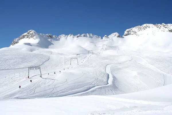 Vista Las Hermosas Montañas Los Alpes —  Fotos de Stock