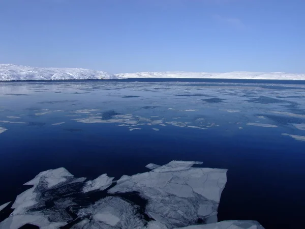 Iceberg Helado Hielo Nevado Invierno — Foto de Stock