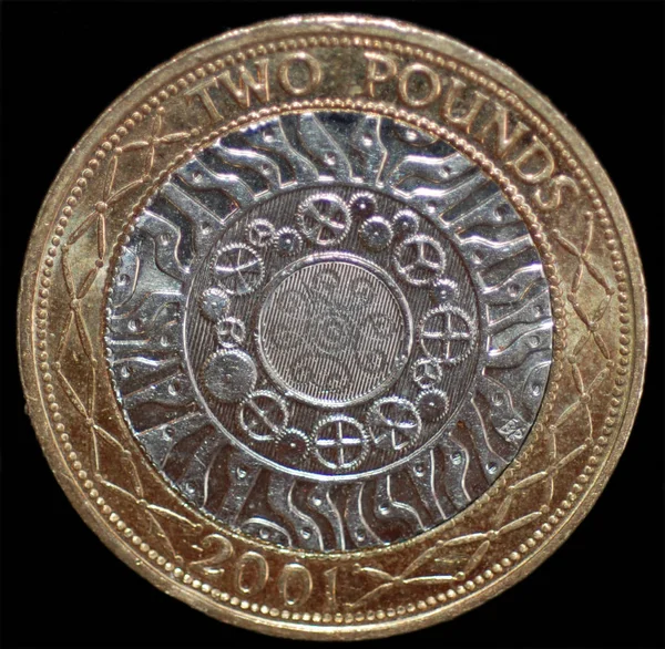 Британська Монета Фунта — стокове фото