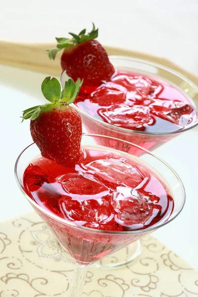 Boisson Gazeuse Fraise — Photo