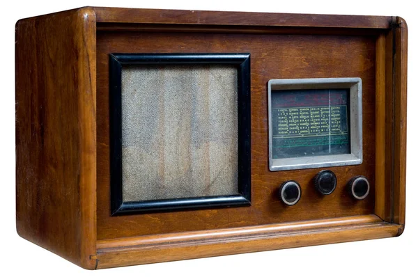 Oude Radio Vintage Omroep — Stockfoto