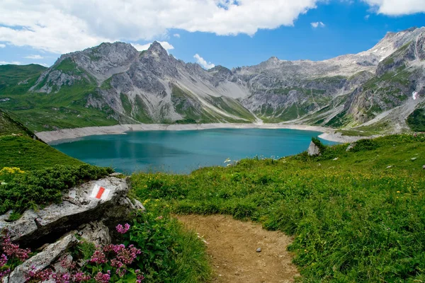 Pemandangan Indah Alpen Lanskap — Stok Foto