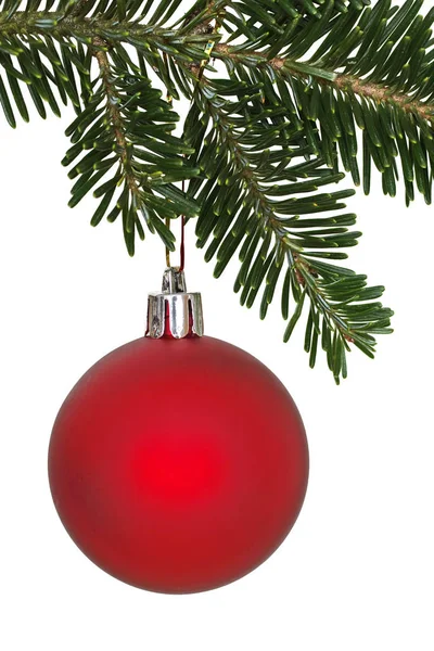Natal Pendurado Ornamento Isolado — Fotografia de Stock
