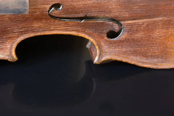 Violin Musikinstrument Närbild — Stockfoto