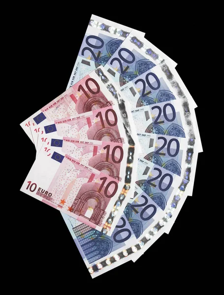 Geld Viele Und Euro Scheine — Stockfoto