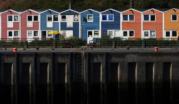 Heligoland Istakoz Kulübeleri — Stok fotoğraf