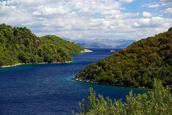 Północne Wybrzeże Mljet — Zdjęcie stockowe