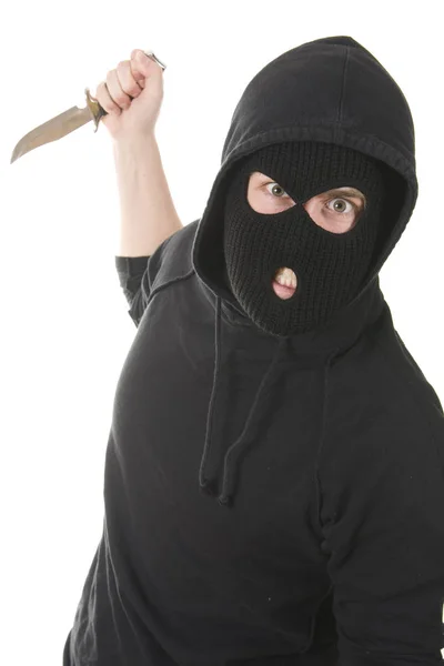 Thief Crowbar Gun — Stock Photo, Image