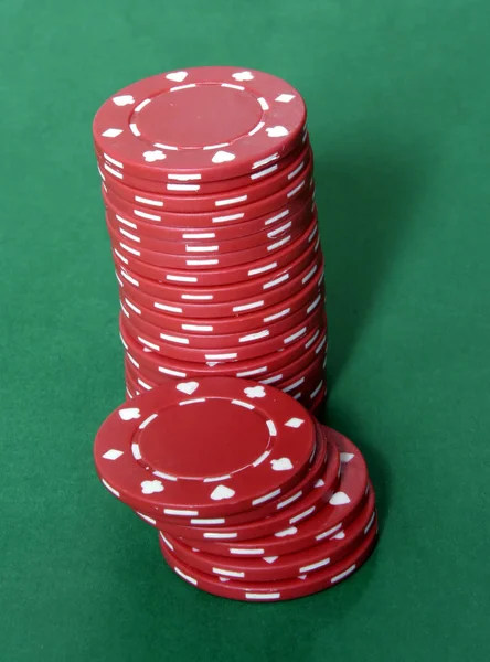 Casino Chips Spel Gokken — Stockfoto