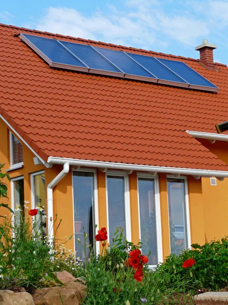 Solaranlage Stromerzeugung — Stockfoto