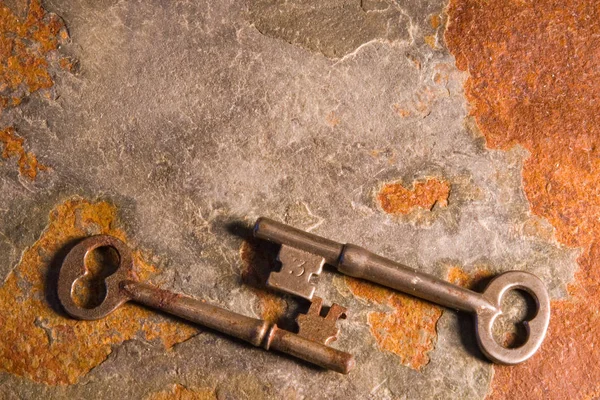 Nyckel Metall Nycklar För Att Låsa — Stockfoto