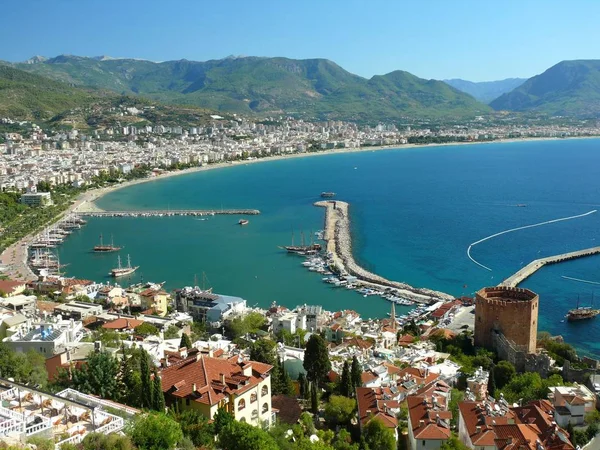 Alanya Een Resortstad Aan Centrale Middellandse Zeekust Van Turkije — Stockfoto