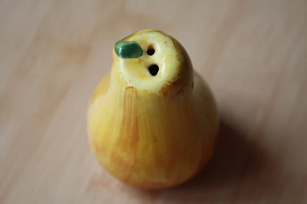 Primer Plano Una Manzana Amarilla Verde —  Fotos de Stock