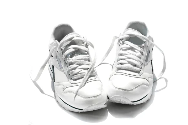 Спортивне Взуття Ізольоване Білому — стокове фото