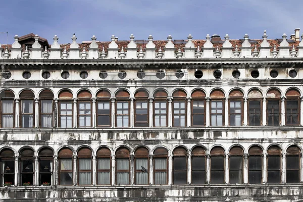Piazza San Marco Building Facade Venice —  Fotos de Stock