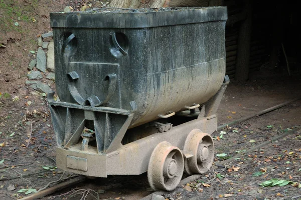 Industrie Van Het Winnen Van Steenkool Andere Mineralen Uit Een — Stockfoto