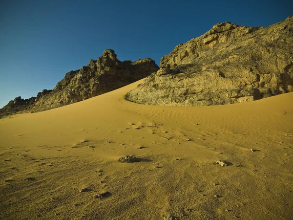 Kumlu Çöl Kumlu Arazi — Stok fotoğraf