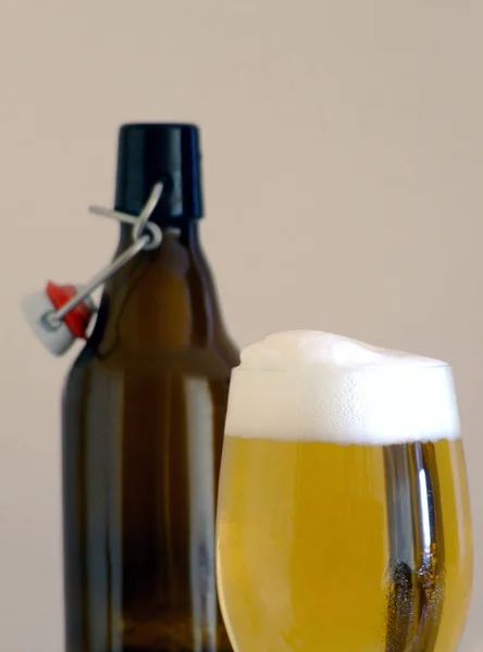 Alcoholische Drank Vers Bier — Stockfoto