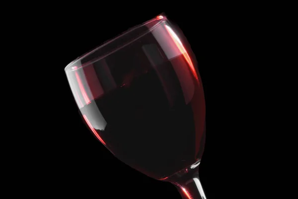 Verre Vin Rouge Discret — Photo