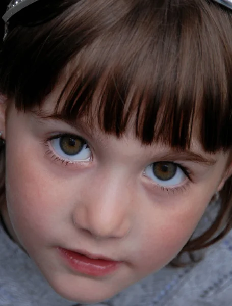 Aranyos Gyermek Portréja Boldog Gyermekkori Koncepció — Stock Fotó