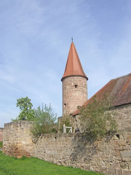 Stadtmauer Στο Wolframs Eschenbach — Φωτογραφία Αρχείου