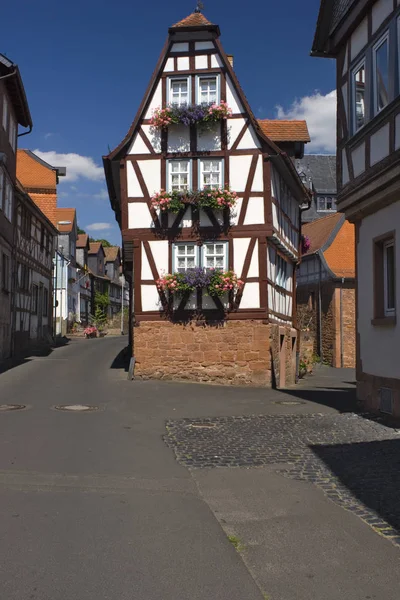 Vista Cidade Velha Rothenburg Der Tauber Patrimônio Mundial Unesco Localizado — Fotografia de Stock