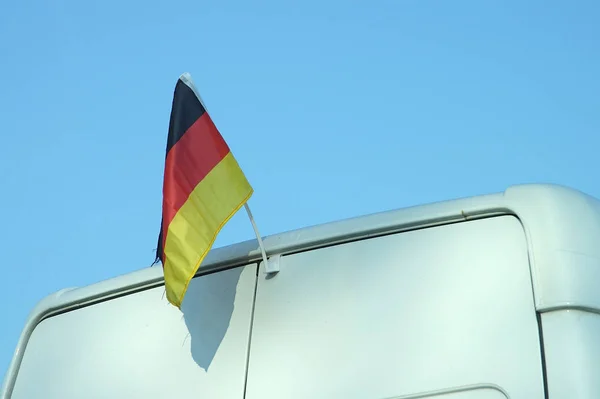 Германский Флаг Национальный Флаг — стоковое фото