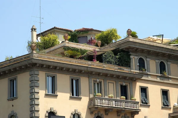Roof Terrace Rome — 图库照片