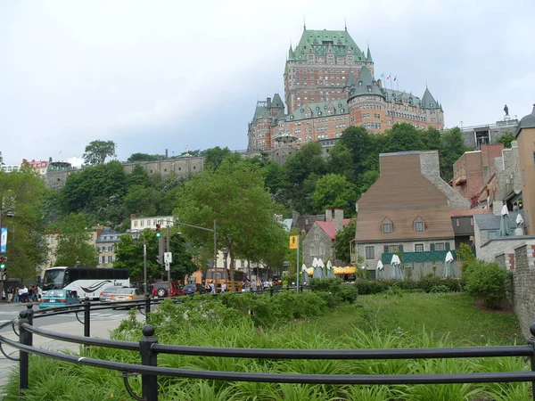 Chateau Frontenac Quebec Canada — Foto de Stock