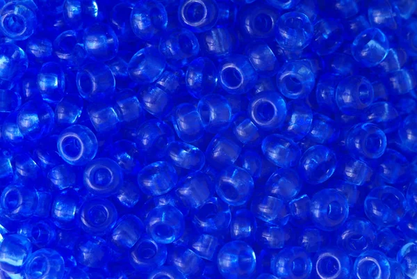 Закрыть Голубые Пластиковые Капли Воды — стоковое фото