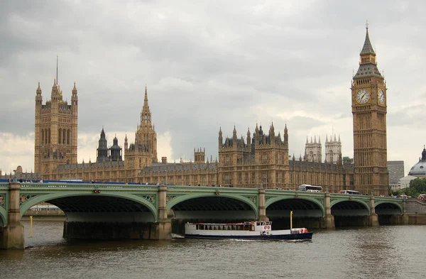 Brit Parlament Épülete Nagy — Stock Fotó