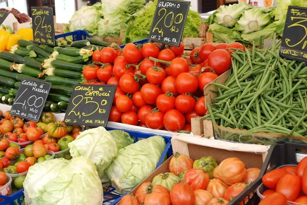 Hälsosam Ekologisk Mat Färska Grönsaker — Stockfoto