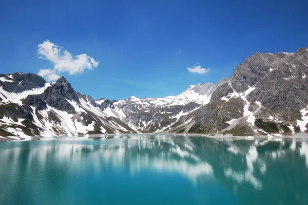 Vue Panoramique Sur Magnifique Paysage Alpin — Photo