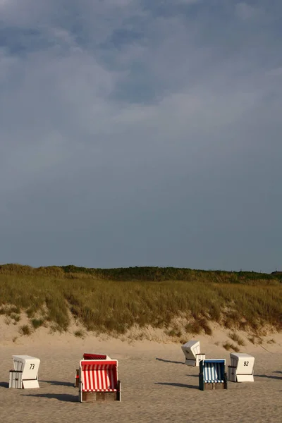 Strandstolar Sylt — Stockfoto