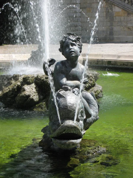 Fountain Peace Angel — Stock Photo, Image