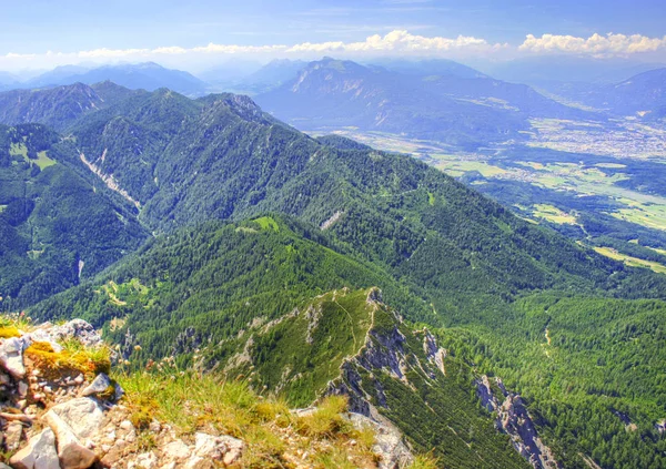 Vista Panorámica Del Majestuoso Paisaje Los Alpes — Foto de Stock