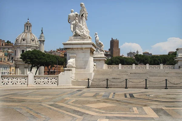 Monumento Nazionale Vittorio Emanuele — Stock Photo, Image