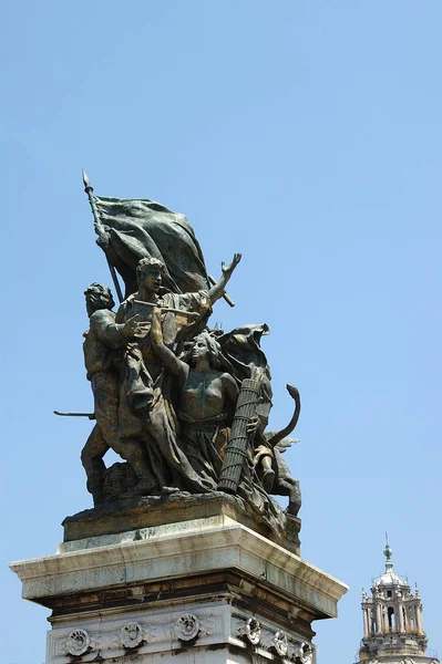 Monumento Nazionale Vittorio Emanuele — Fotografia de Stock