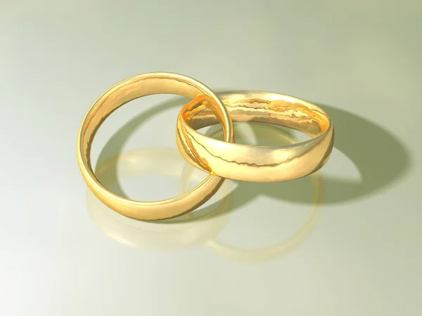 結婚指輪結婚指輪宝石 — ストック写真