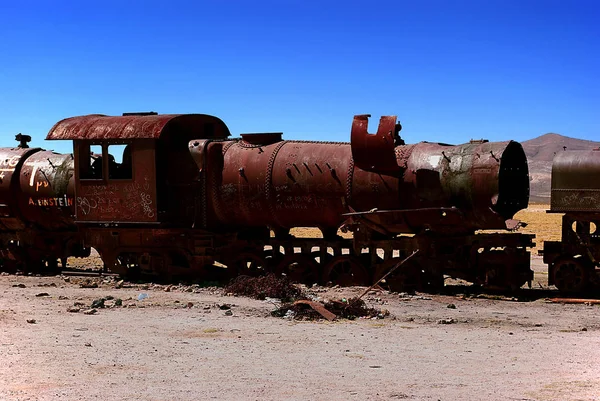 Train Cemetery Bolivia — Stock Photo, Image