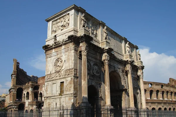 로마에 콘스탄티누스 개선문 — 스톡 사진