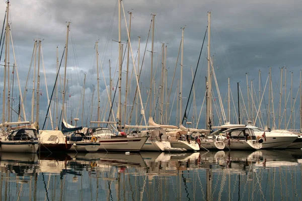 Porto Anholt Calma Antes Tempestade — Fotografia de Stock